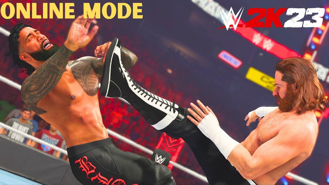 Dude, STOP RUNNING AWAY FROM ME (WWE 2K23 Online)