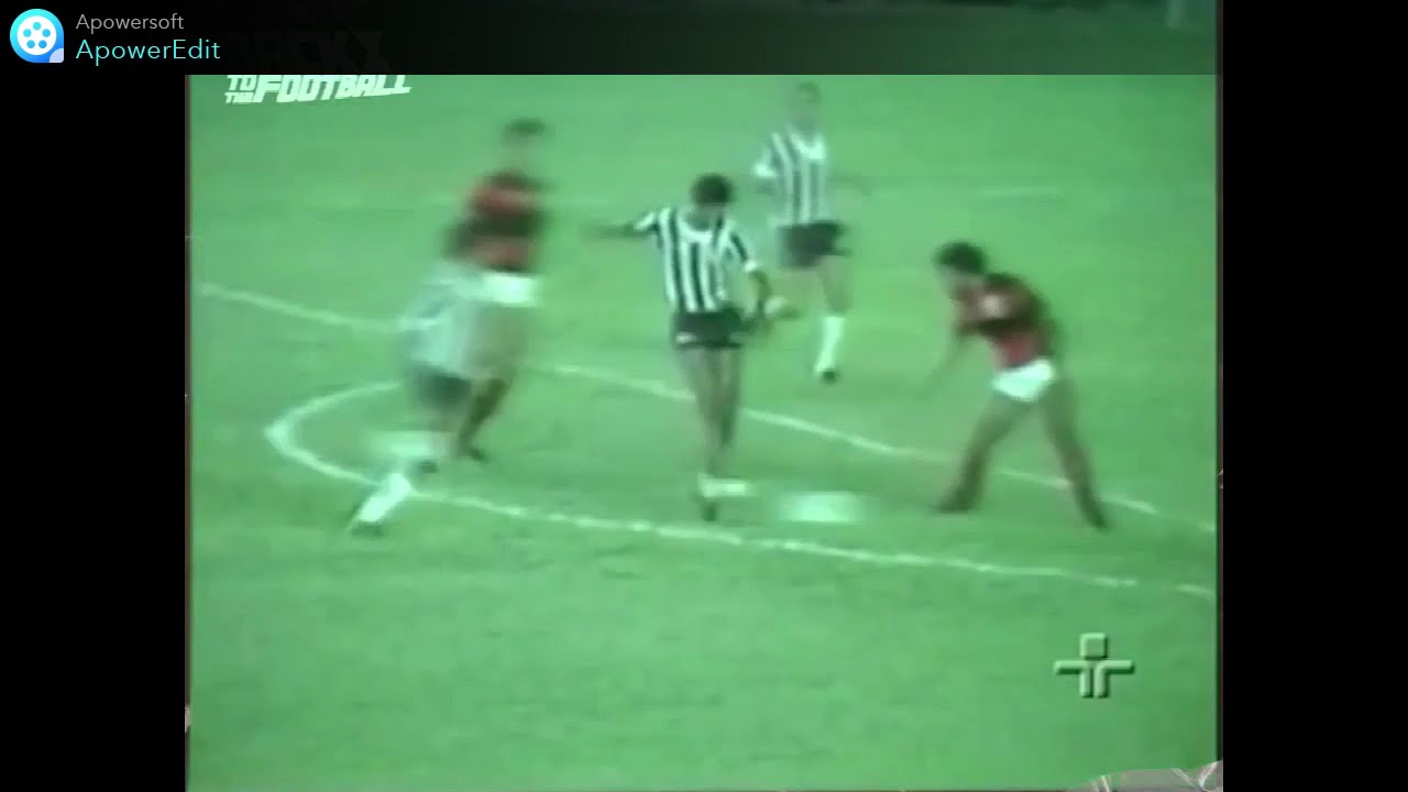 1981 - Flamengo 2 x 2 Atlético MG (Melhores Momentos - Libertadores - Silvio Luiz)