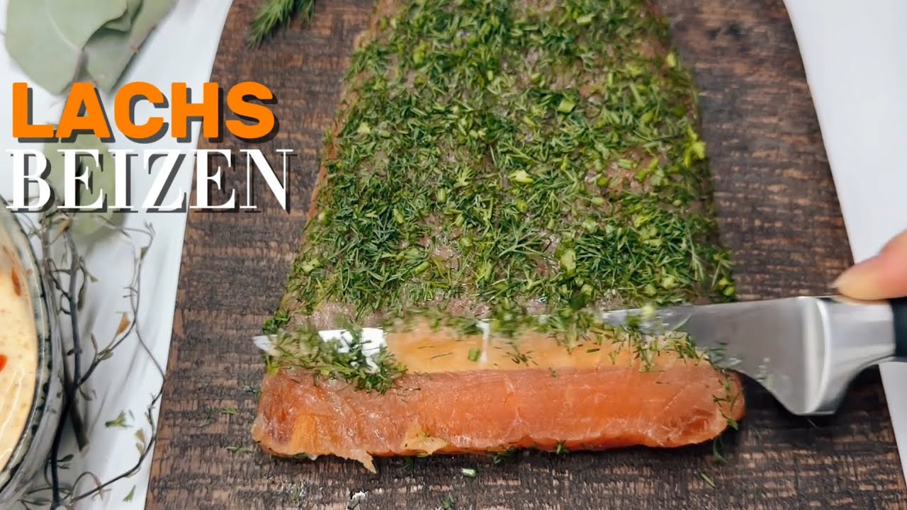 Lachs selber beizen, Graved Lachs, Lachs Rezept