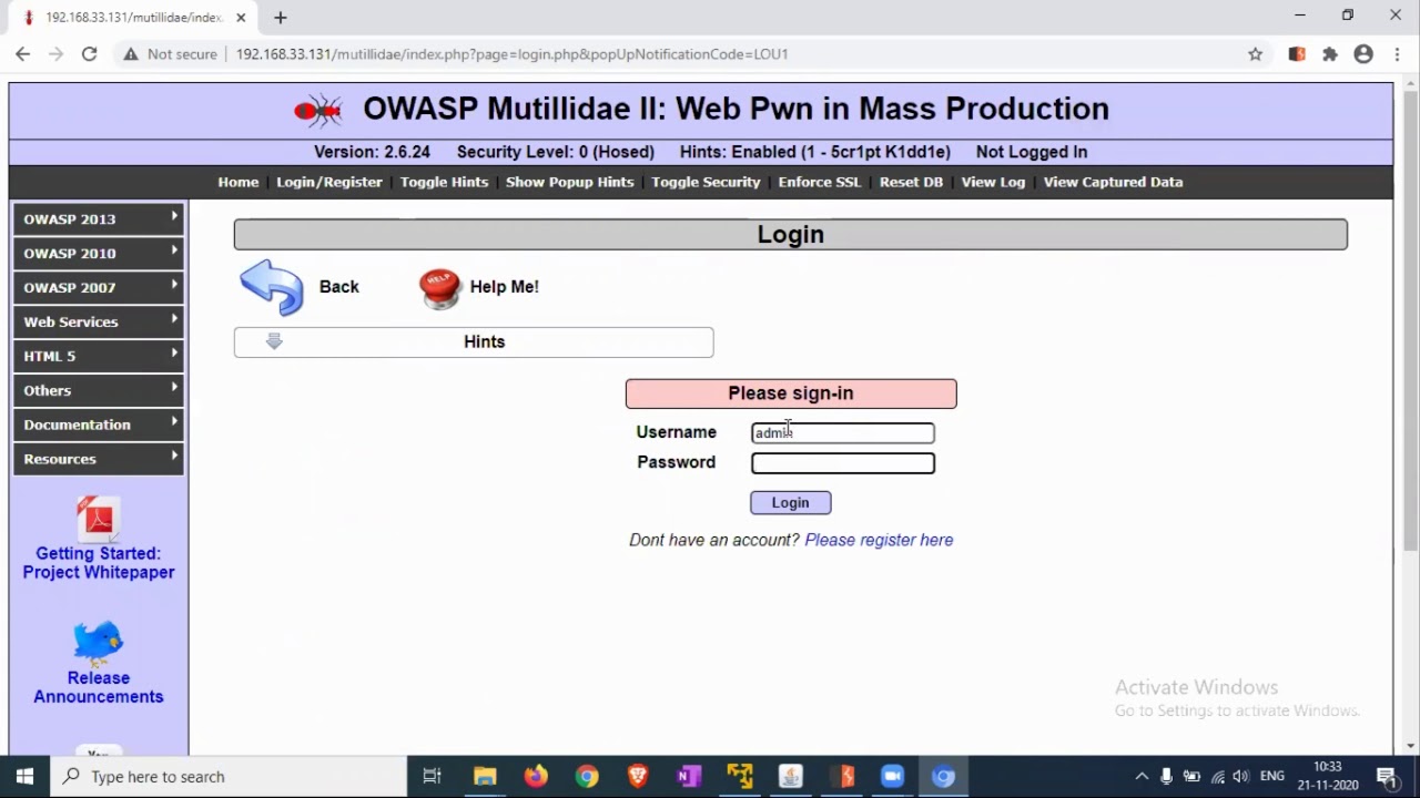 Testing for weak lock-out mechanisms // Assessing Authentication Schemes // Web App Penetration
