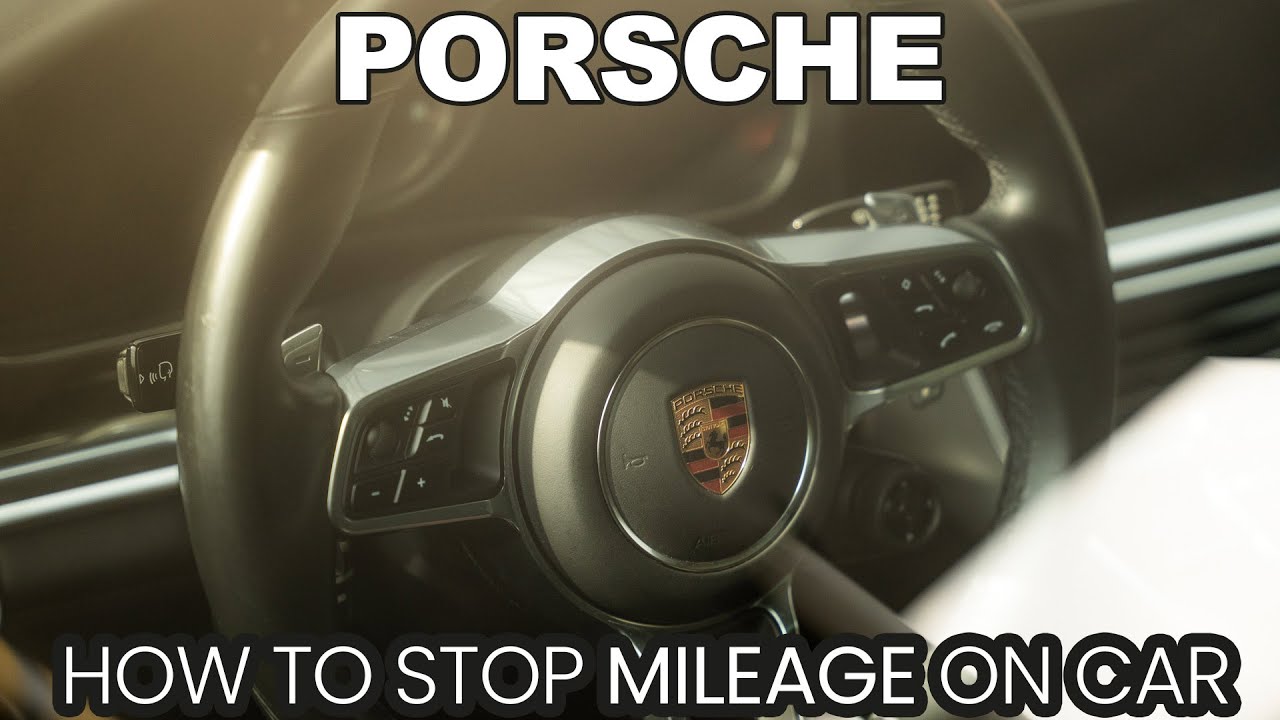 How To Stop Mileage on a Porsche | How to activate the odometer blocker