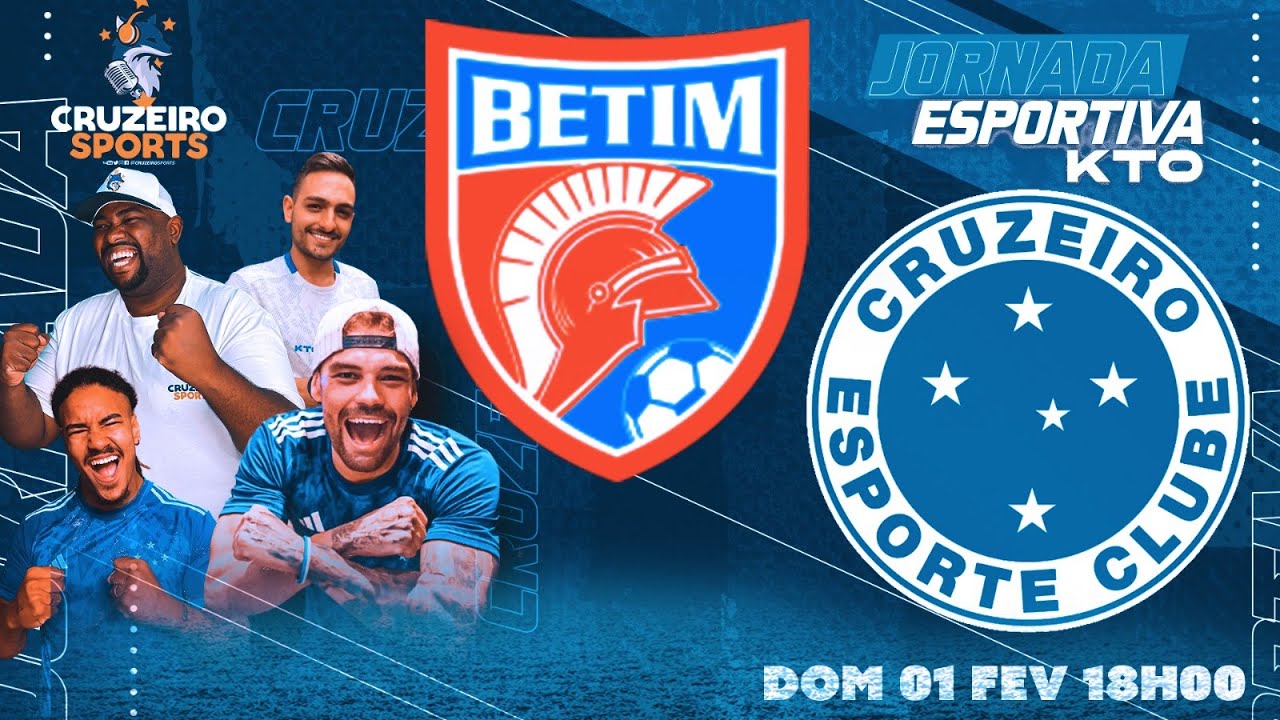 🔴 BETIM X CRUZEIRO | 6ª RODADA CAMPEONATO MINEIRO | JORNADA ESPORTIVA KTO CRUZEIRO SPORTS