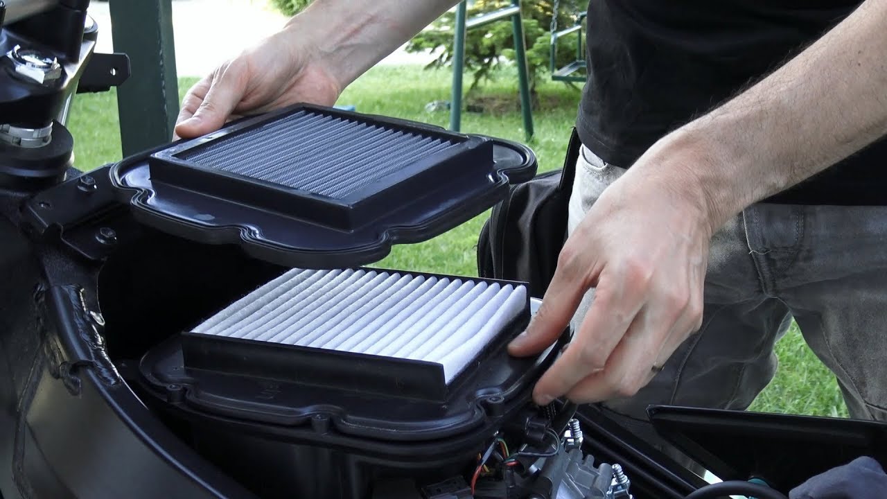 How To Remove & Replace Your Motorcycle Air Filter  |  Vstrom