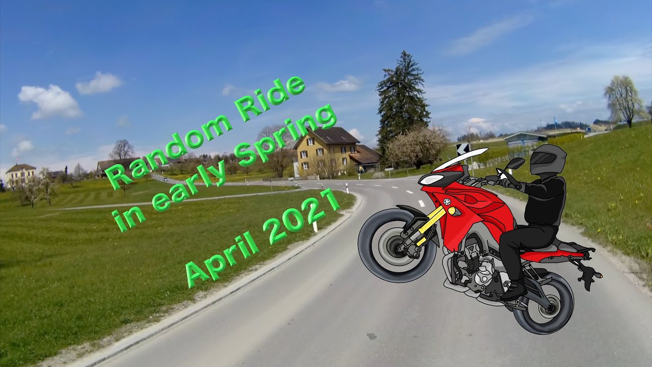 Random Rideout in early spring 2021 on my Tracer 900 GT