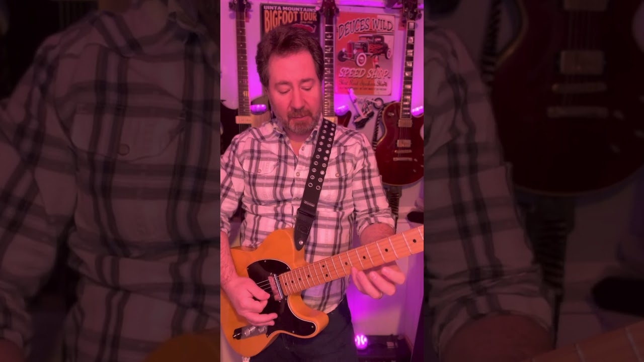 Skynyrd Style - Southern Rock Guitar Lick- lesson - no pick! #guitarlesson #lynyrdskynyrd