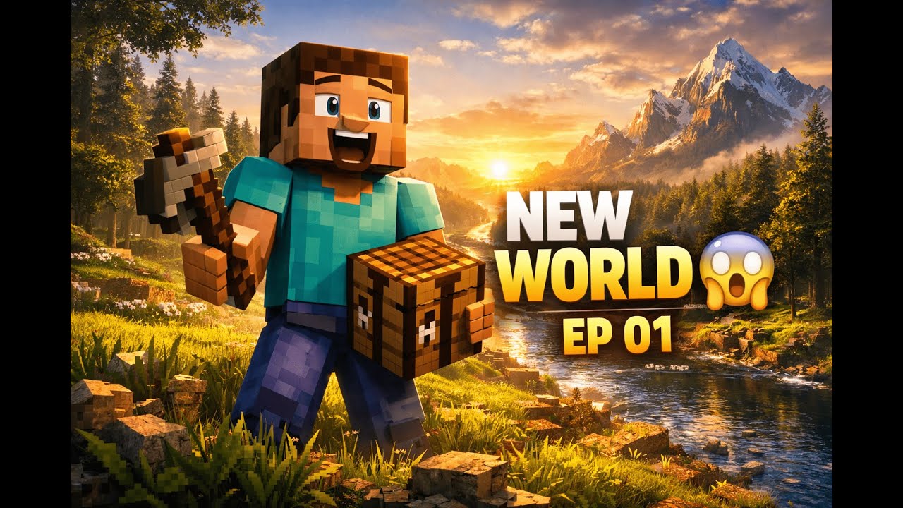 Minecraft New World 😱 | Pehla Din Survival Ka | Episode 01