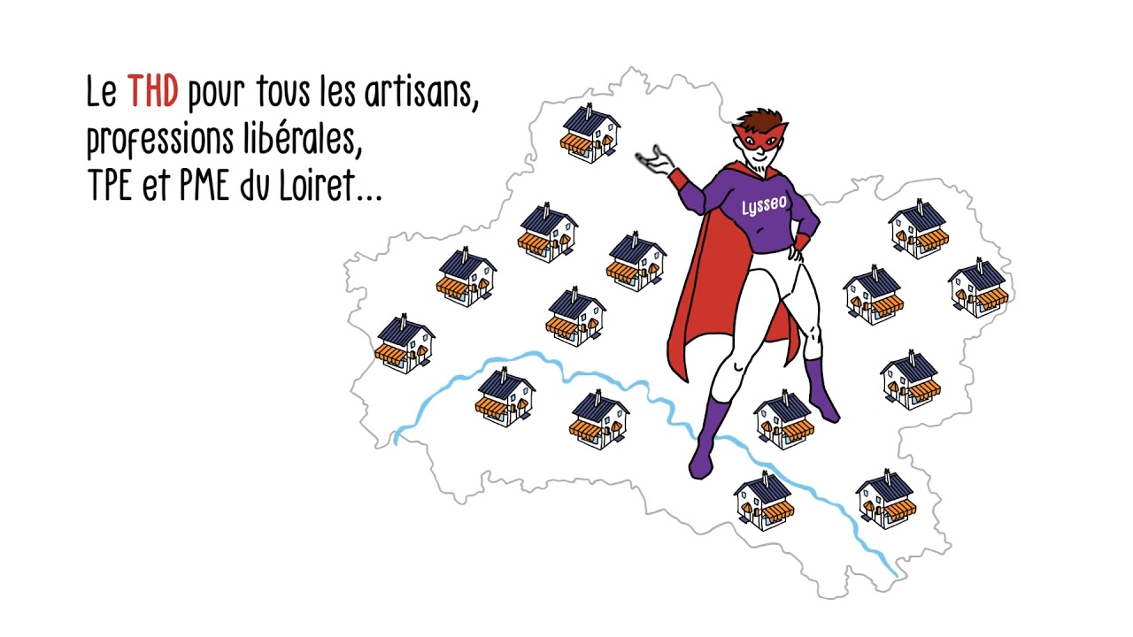 Le Tr&egrave;s Haut D&eacute;bit (THD) pour toutes les entreprises du Loiret