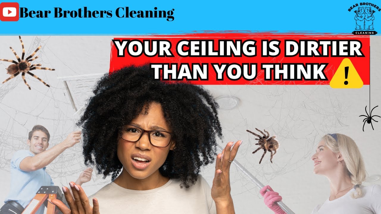 Ceiling Cleaning Guide  | Dust, Stains, Cobwebs & Mold