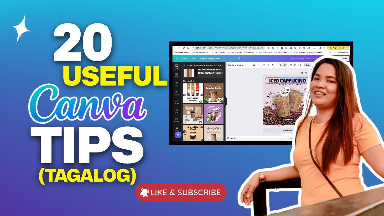 20 Useful Canva Tips 2023 | TAGALOG
