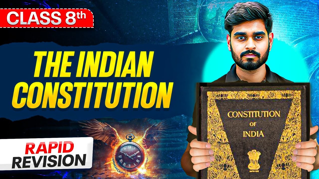 Indian Constitution Class 8 ⚡️ || Revision In 6 Minutes || SST