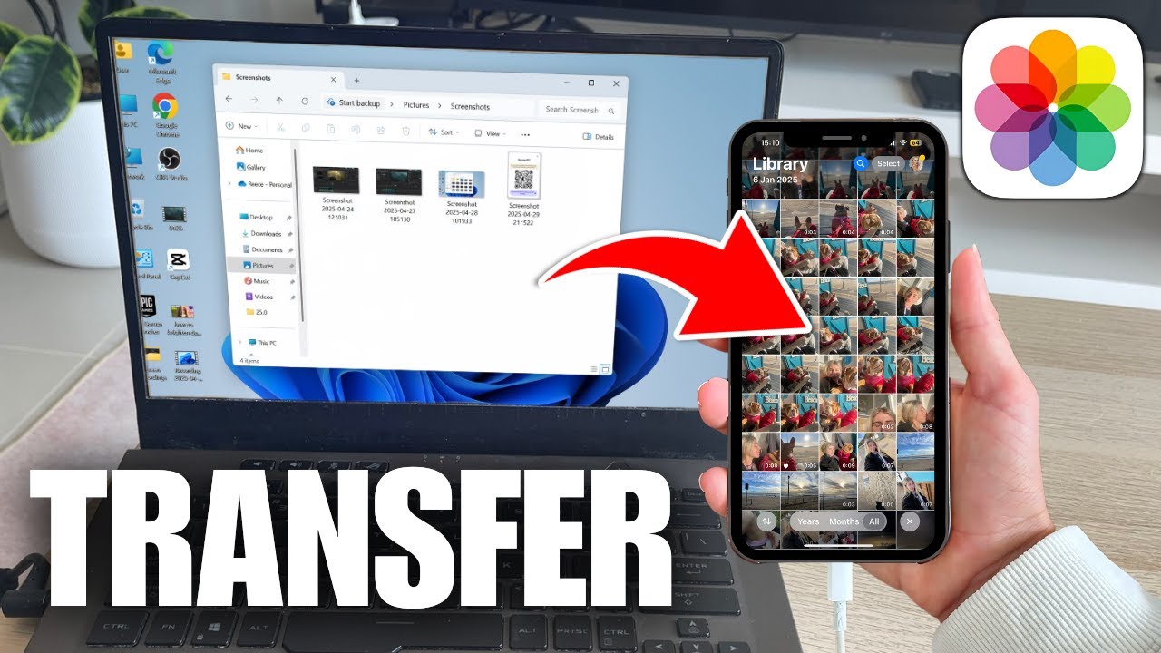 How To Transfer Photos From Laptop To iPhone Using USB Cable
