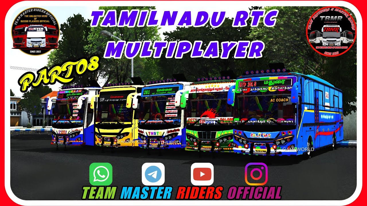 TAMILNADU RTC MULTIPLAYER (TNRTC) PART 8 #tamilnadu #tnrtc #tnrtcfans #bussid #bussidlovers #like