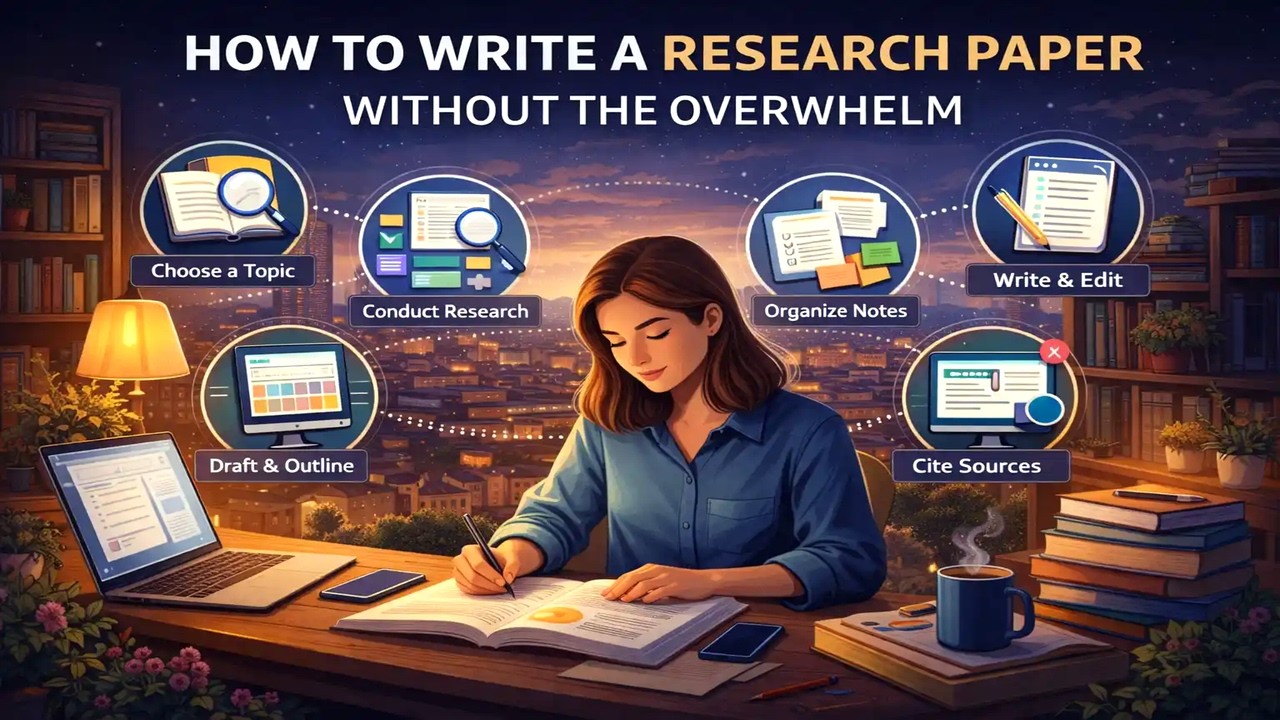 How to Write a Research Paper Without the Overwhelm (Step-by-Step)