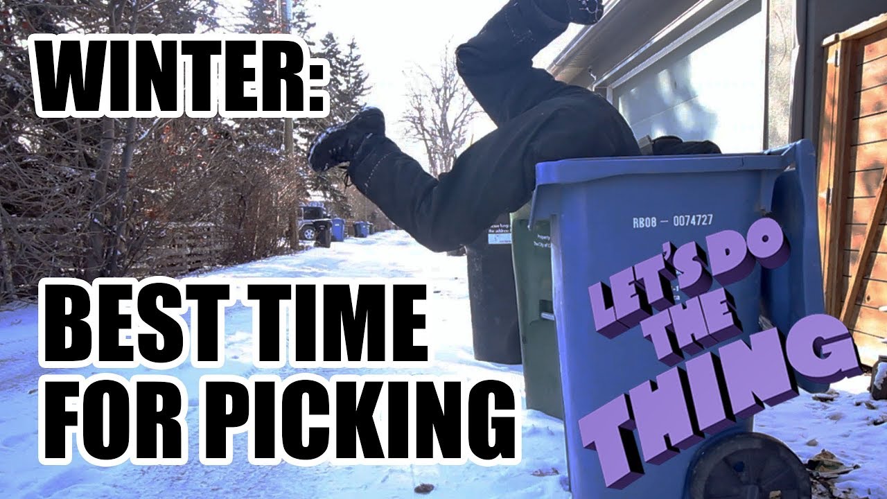 Top Ten Reasons Winter Is The Best Time For Bottle Picking