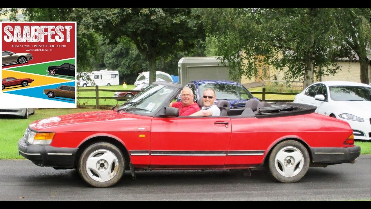 SAABFest 2021 SOC (GB)  Prescott Hill Climb - Saab C900 Vert 16V