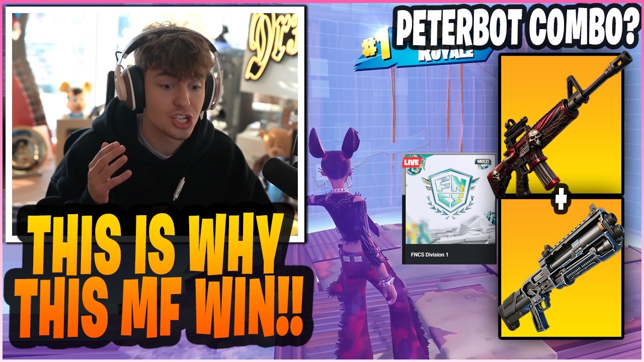 CLIX RAN THROUGH The ENTIRE FNCS LOBBY With PERTBOT COMBO! (Fortnite Moments)