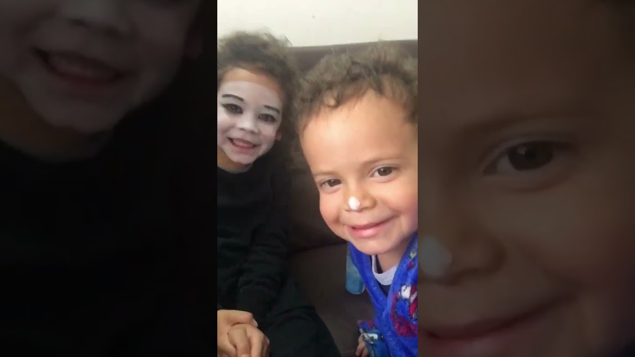Maquillaje mimo para niño sencillo