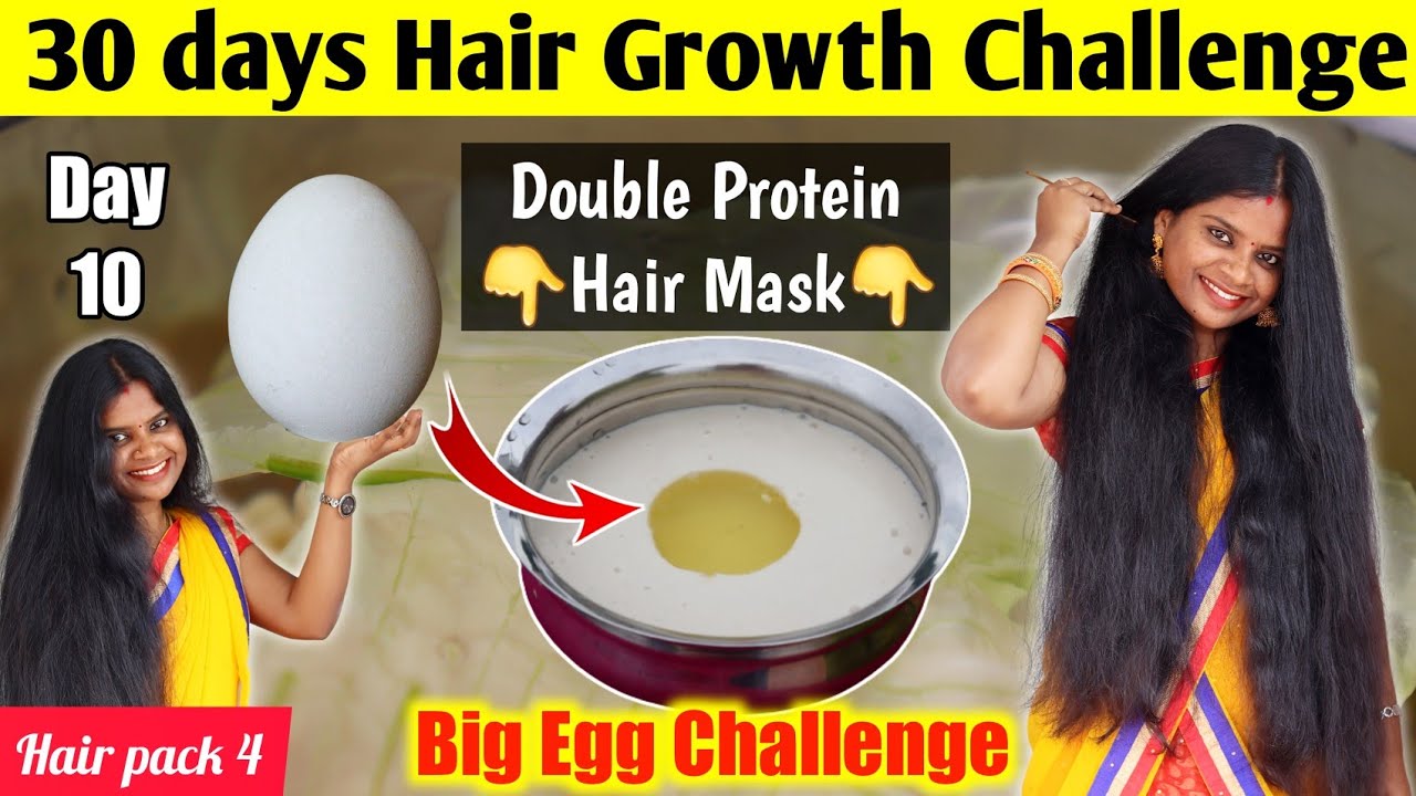👆3X Biggest Protein Hair Mask to get Long&Thick hair|😍3 மடங்கு வேகத்தில் முடியை வளரச்செய்யும்