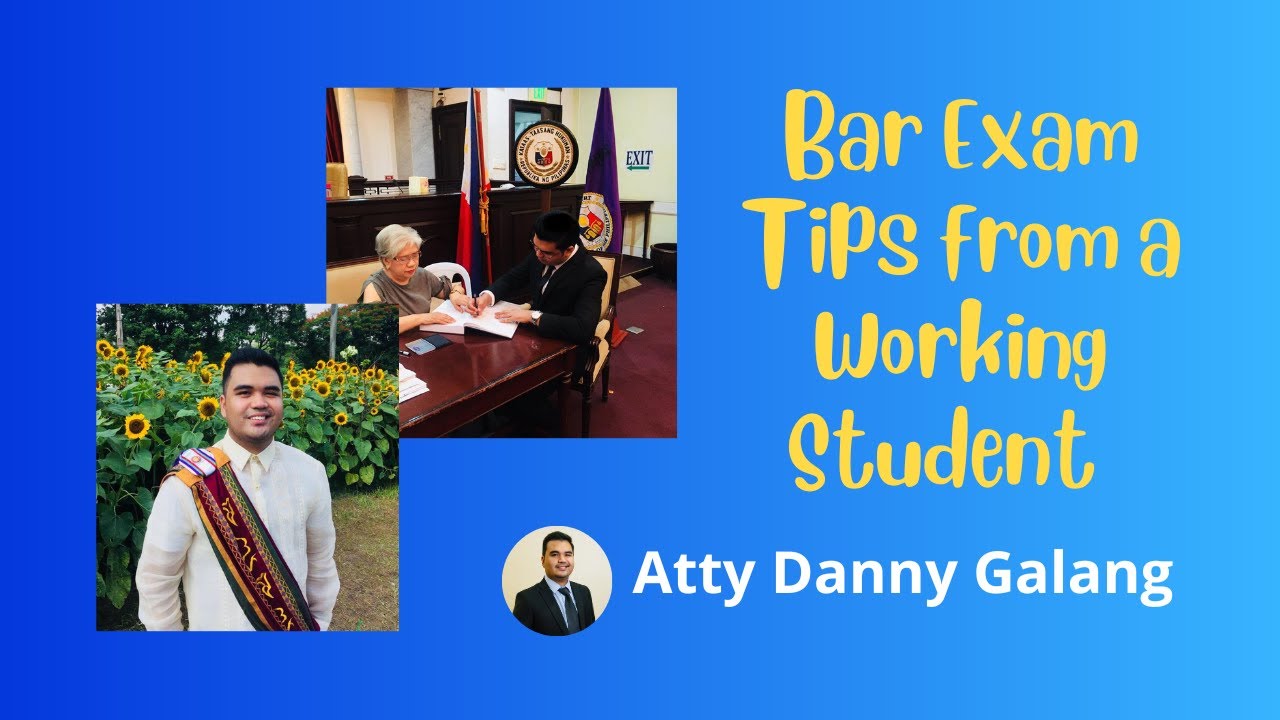 Bar Exam Tips from a Working Student