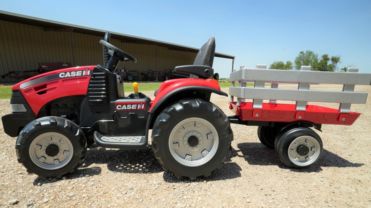 Hudson and Holly's new favorite tractor