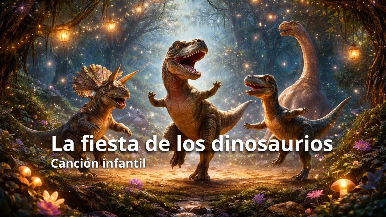 La fiesta de los dinosaurios - Canción infantil