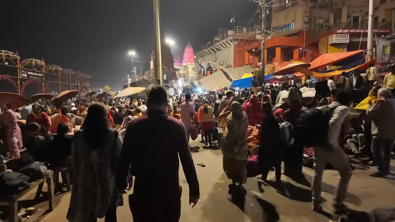 Maha Shivratri 3AM Ghat Walk in Varanasi India
