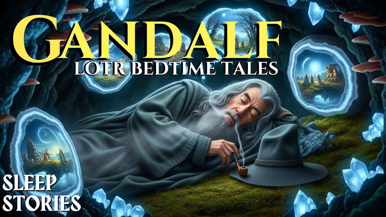 The Grey Wizard's Dreams: Gandalf's Visions of Middle-Earth | Lord Of The Ring Lore Bedtime Stories