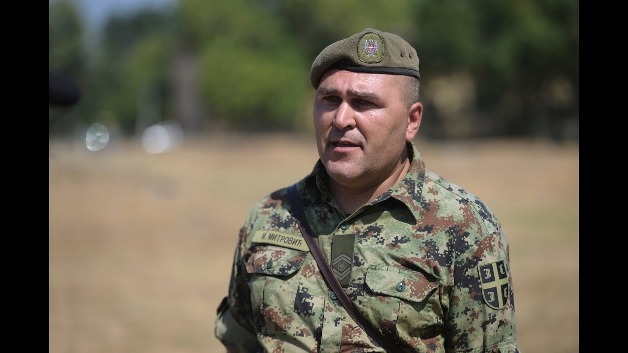 Zastavnik Miodrag Mitrović, Centar za obuku KoV // Provera specijalističke obučenosti vojnika