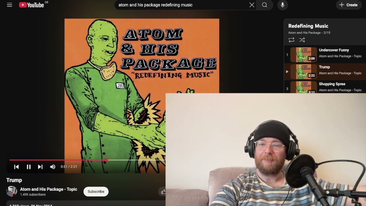 Atom & His Package - Redefining Music FULL Album REACTION