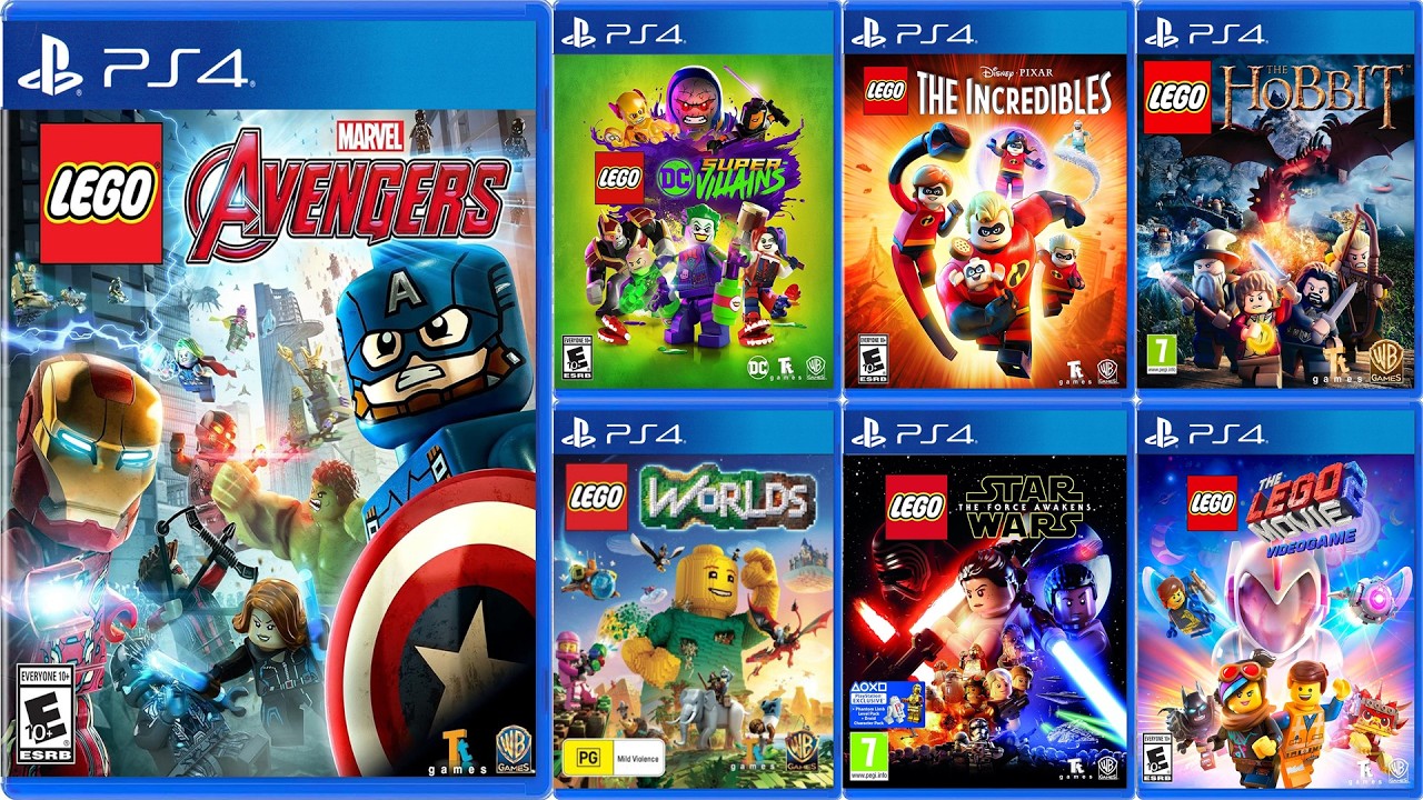 Все 21 игра LEGO на PS4 | Playstation 4