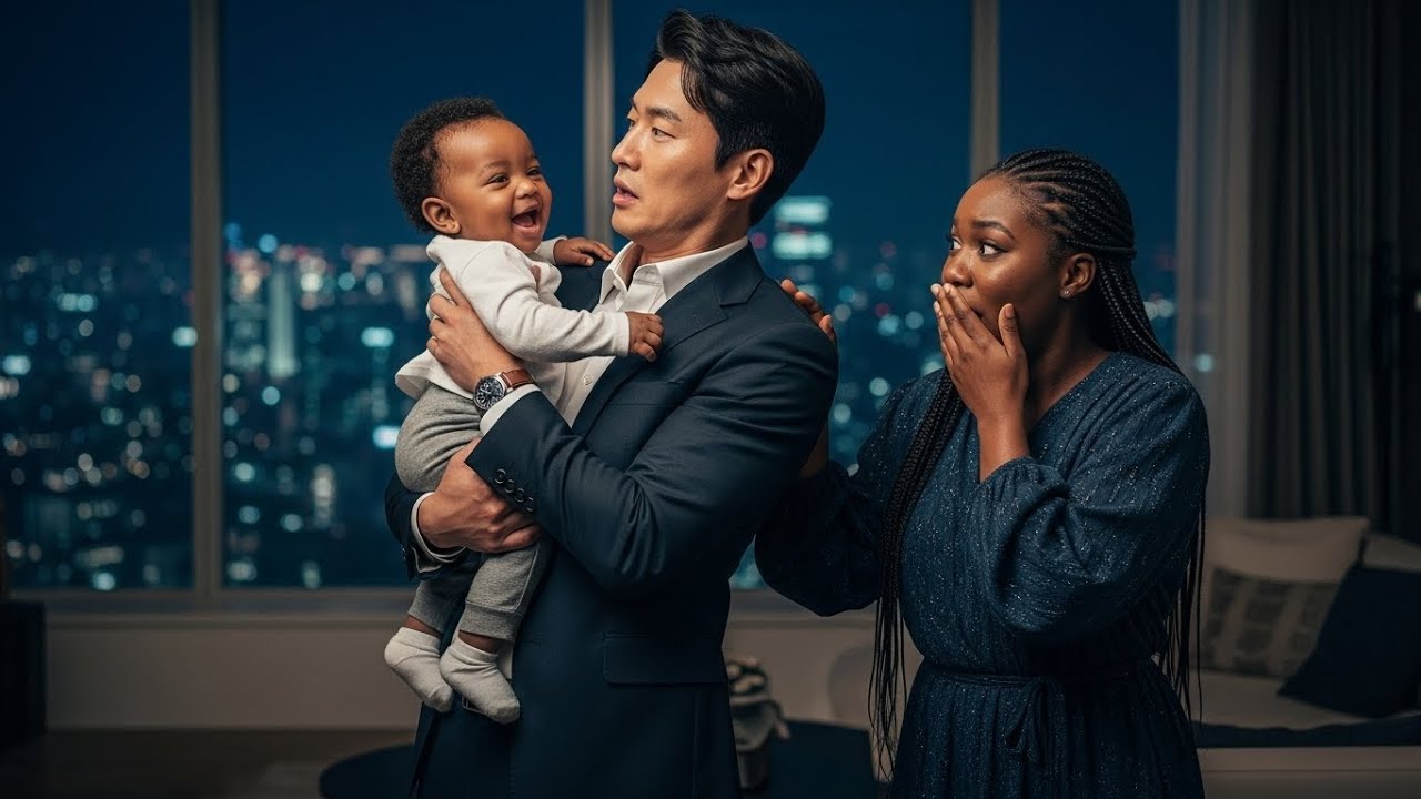 KOREAN MAFIA BOSS never held a baby before—Until BLACK Housekeeper's daughter laughed in his arms