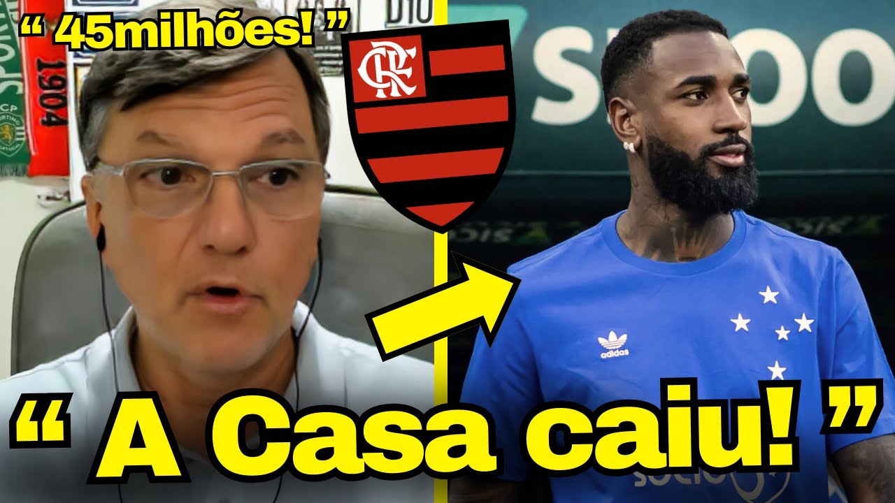 🚨GERSON SE LASCOU KK! MIDIA CRUZEIRENSE LOUCA COM DENUNCIA DE FLAMENGO CONTRA GERSON!