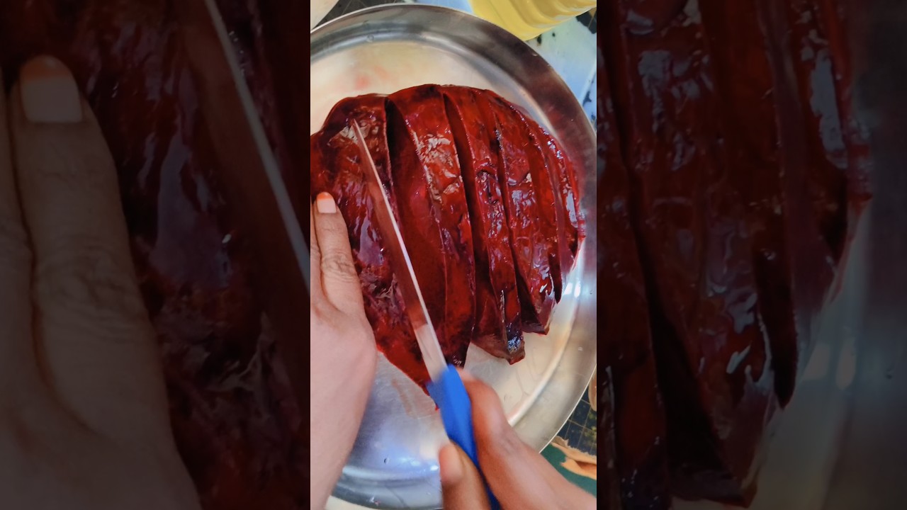 Mutton blood recepie #cooking #youtubeshorts #mutton