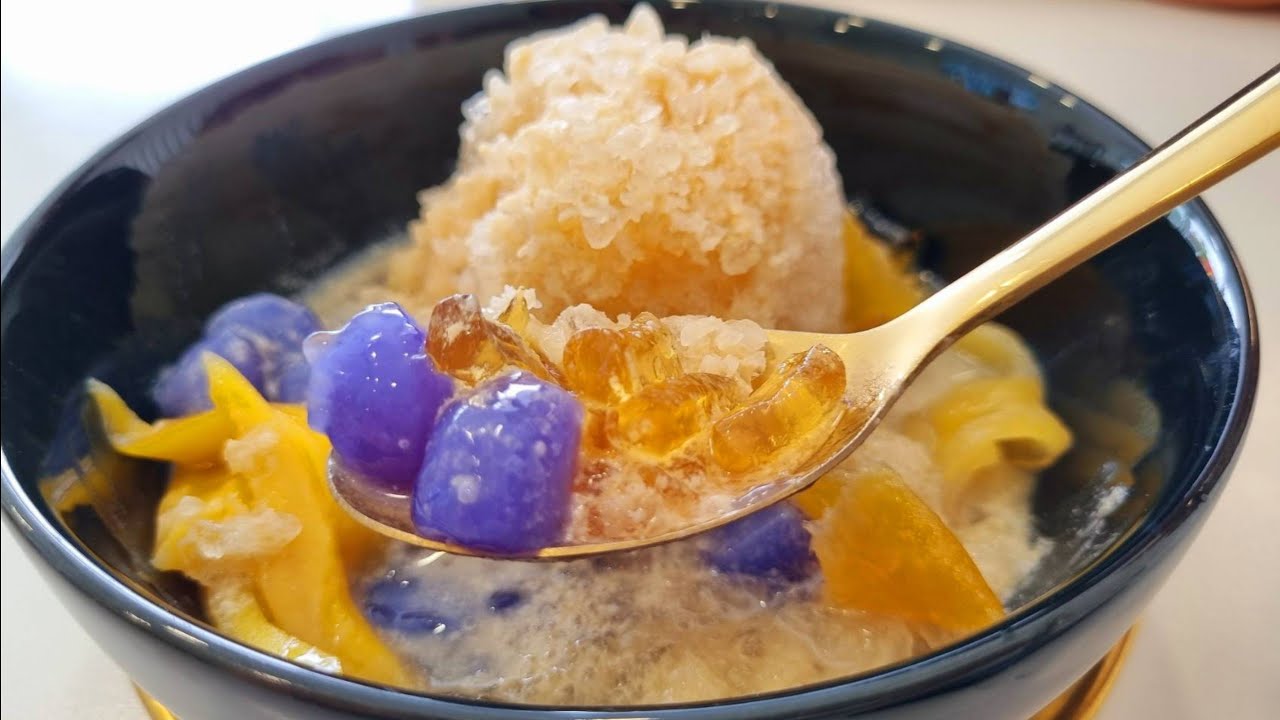 พาชิมร้านขนมหวานเย็นยู้ฮู   เมนูหลากหลาย น้ำกะทิหอมอร่อยมากๆ