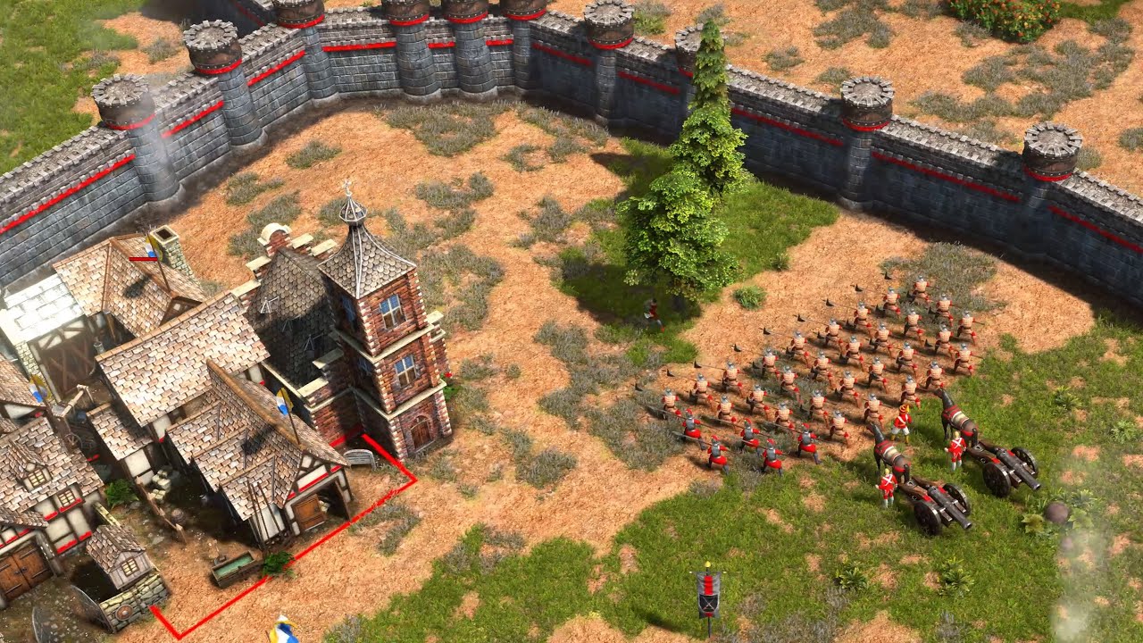 AoE3 DE - 4P FFA Multiplayer Gameplay
