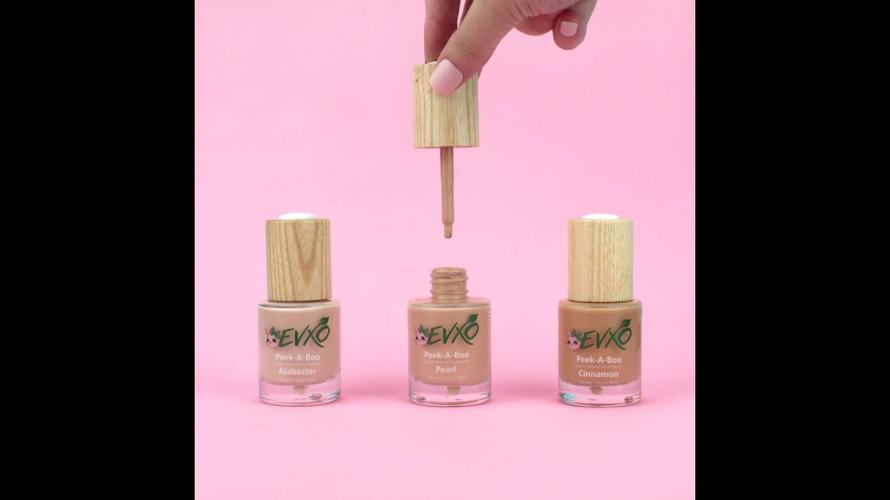 EVXO Peek-A-Boo Organic Vegan Foundation!