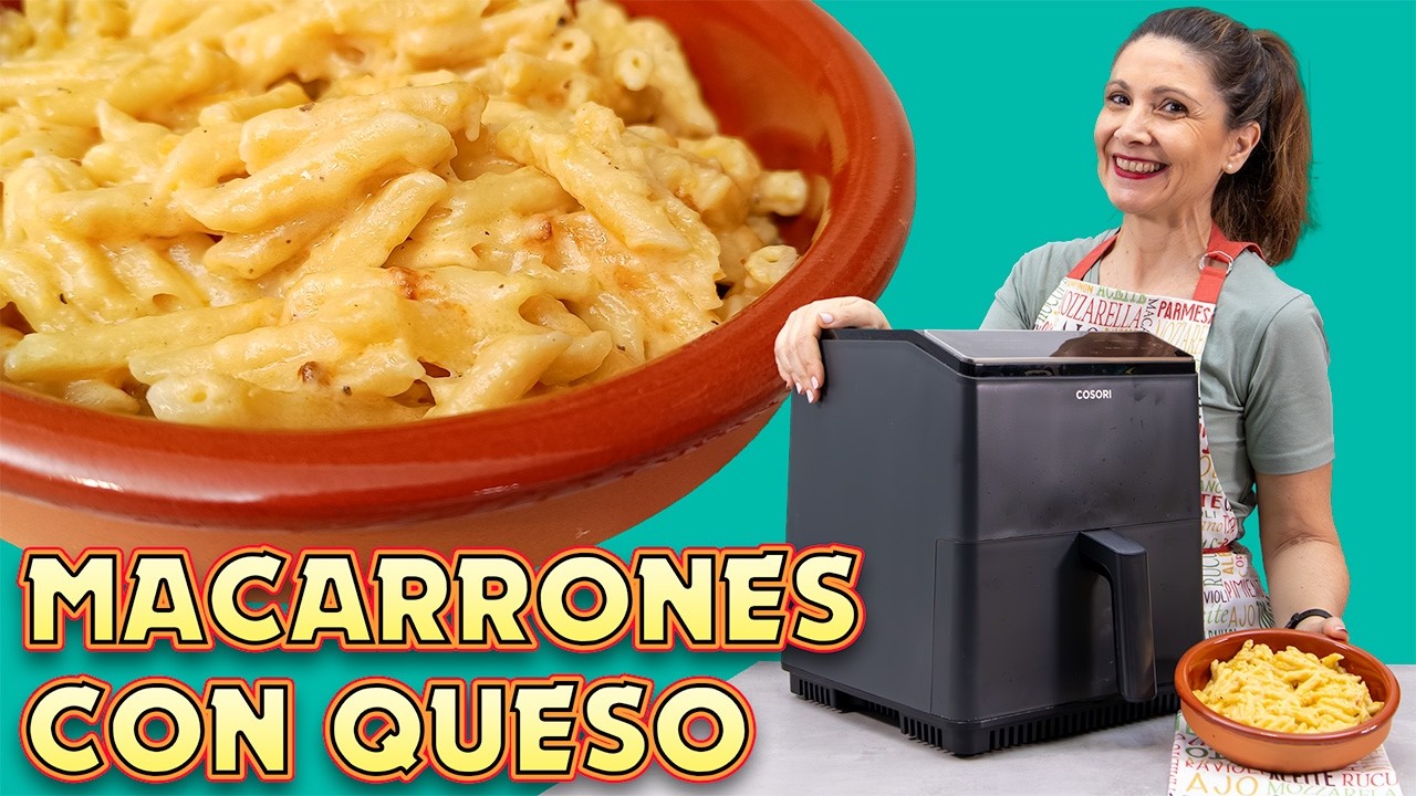 ¡Macarrones con Queso Irresistibles! 🍝🧀 ¡Deléitate con este Mac & Cheese en #airfryer #cosori!