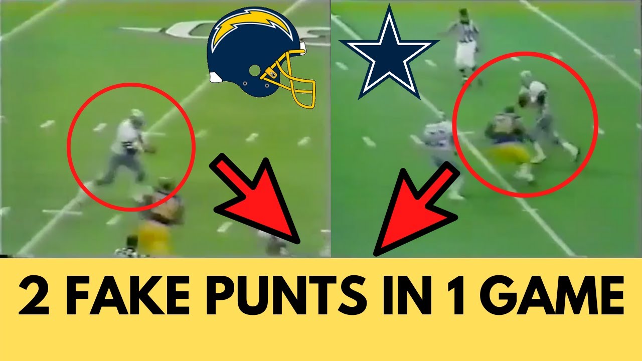2 FAKE PUNTS in 1 GAME | The Time Danny White FOOLED Everyone | Chargers @ Cowboys (1980)