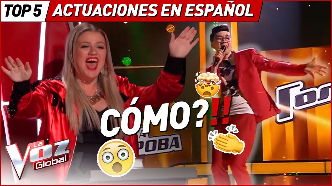 NADIE esperaba que cantaran en ESPA&Ntilde;OL en estos pa&iacute;ses en La Voz