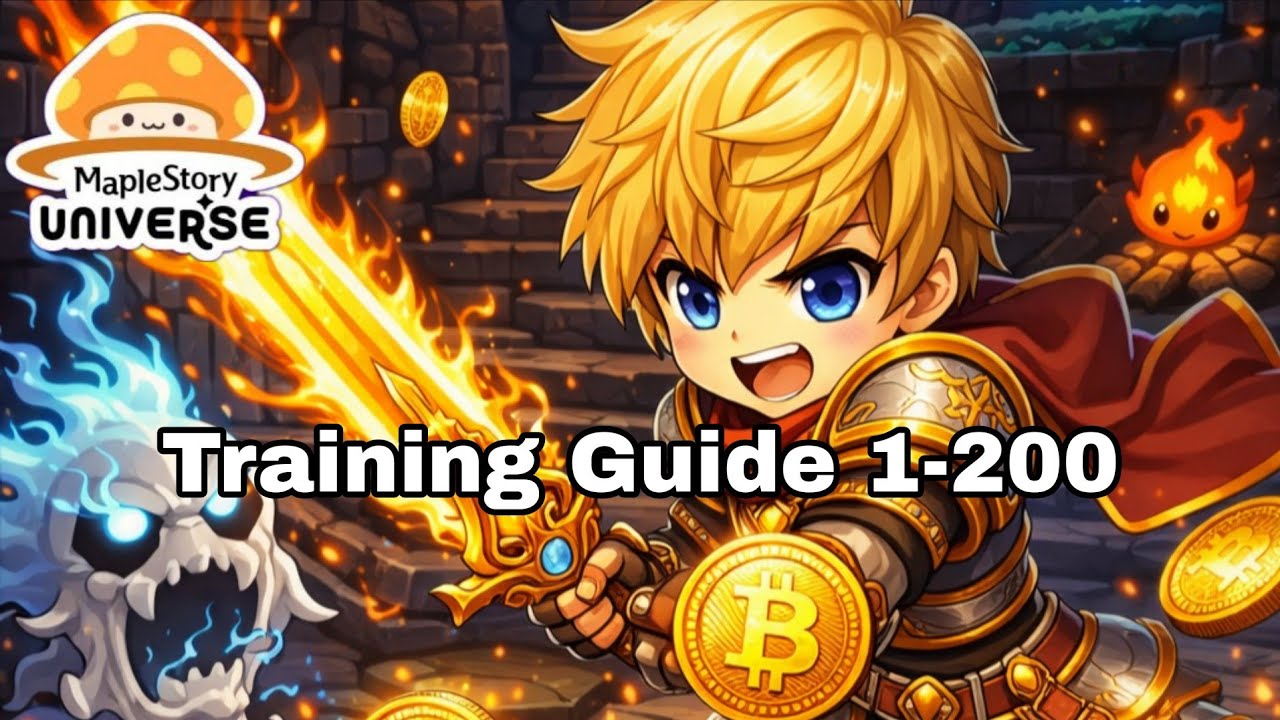 Lv 1-200 Training Guide MapleStory Universe 