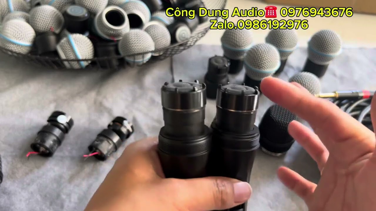 Độ củ mic cho khách chơi chuyên nghiệp.vài đầu củ xịn tháo tay cho ae nâng cấp.Ae muốn hát hay lh e