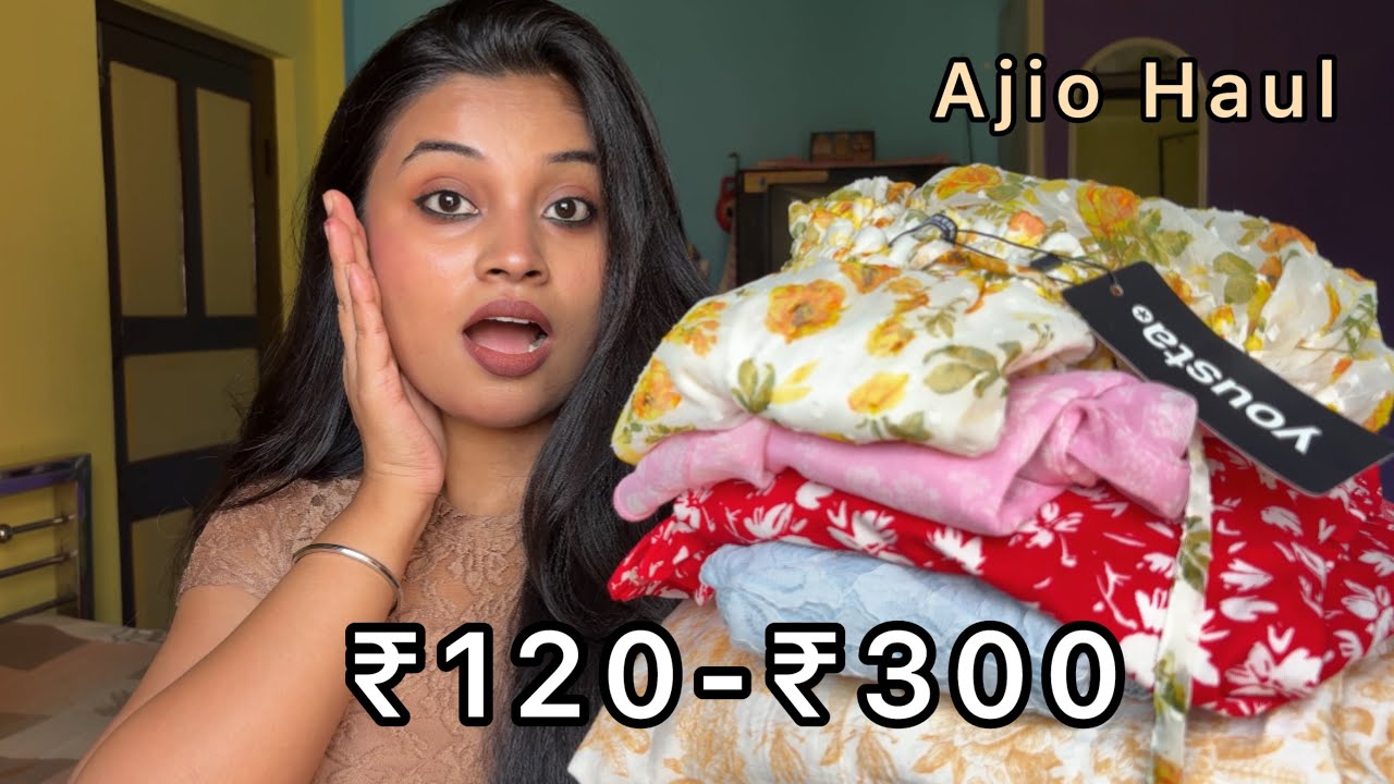 Ajio Haul | ₹120 -₹300 Tops & Dresses 👗🌸
