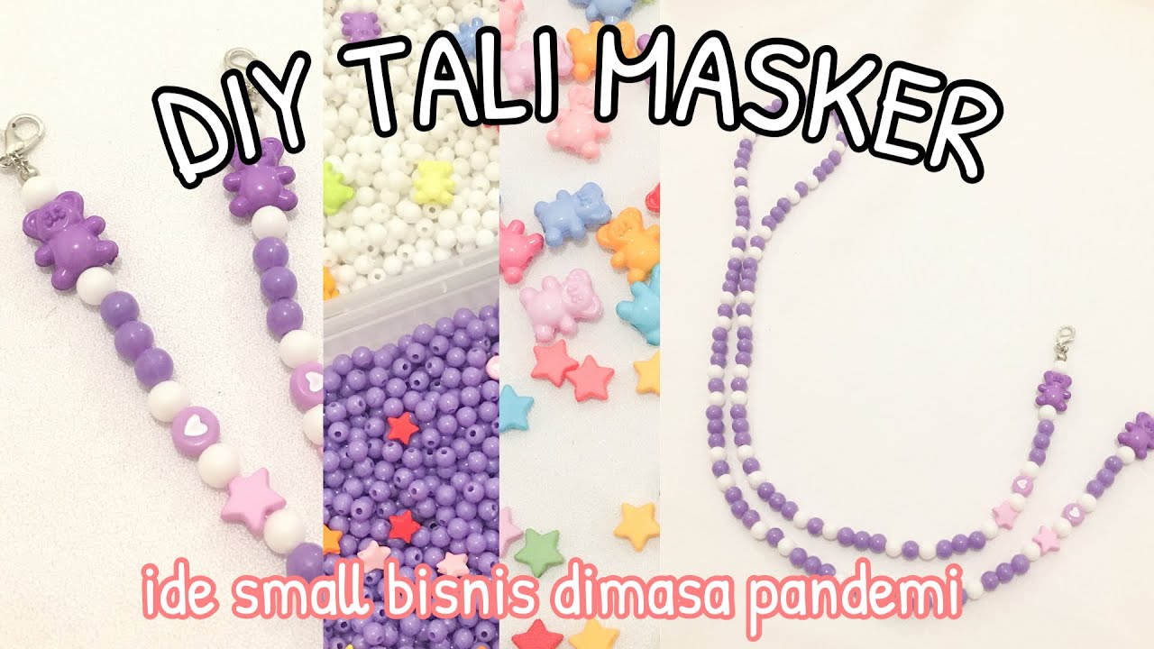 DIY cute mask strap | Small business in pandemic