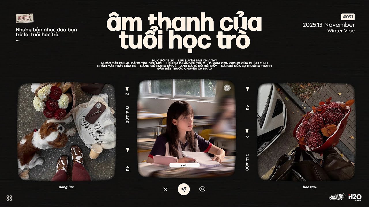 'những bản nhạc đưa bạn trở lại tuổi học trò' 📚📖 Playlist Nhạc Chill Học Bài.