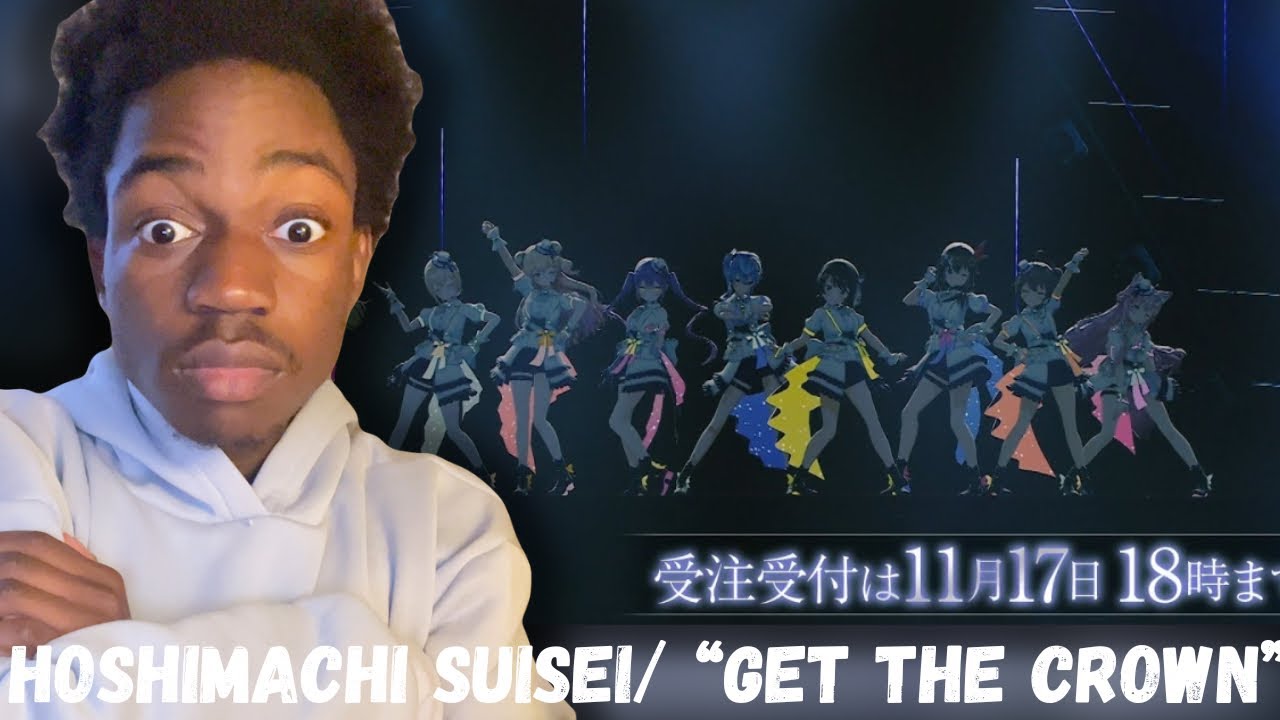 HOSHIMACHI SUISEI ''GET THE CROWN''  LIVE PERFORMANCE | REACTION