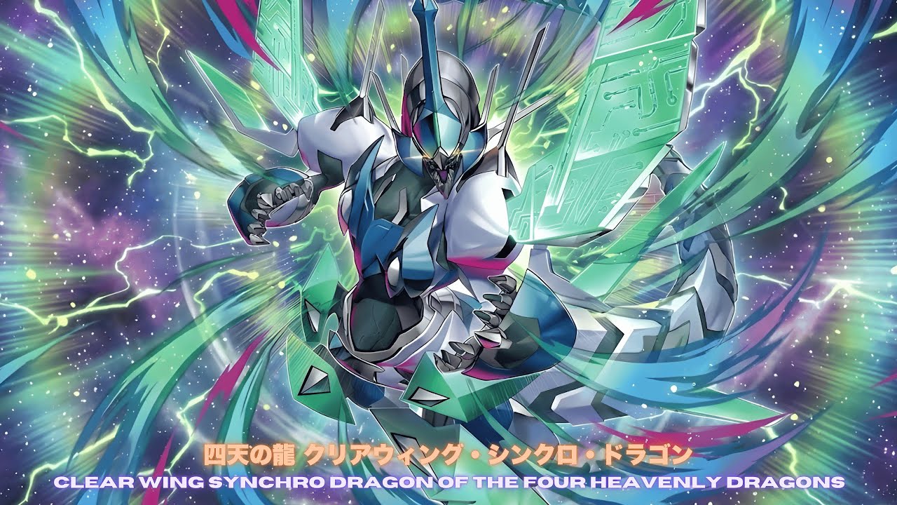 Clear Wing Remake ! Clear Wing Synchro Dragon of the Four Heavenly Dragons DECK NEW CARD - YUGIOH