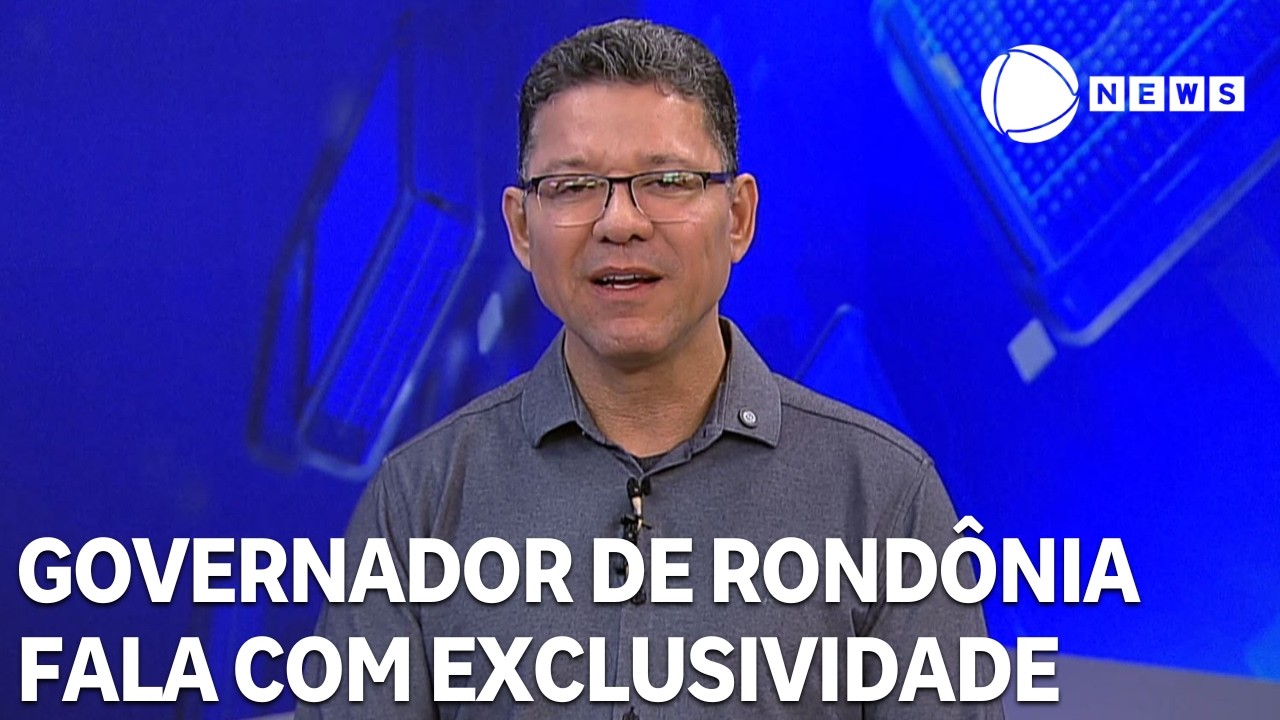 Coronel Marcos Rocha, governador de Rond&ocirc;nia, fala com exclusividade &agrave; Record News