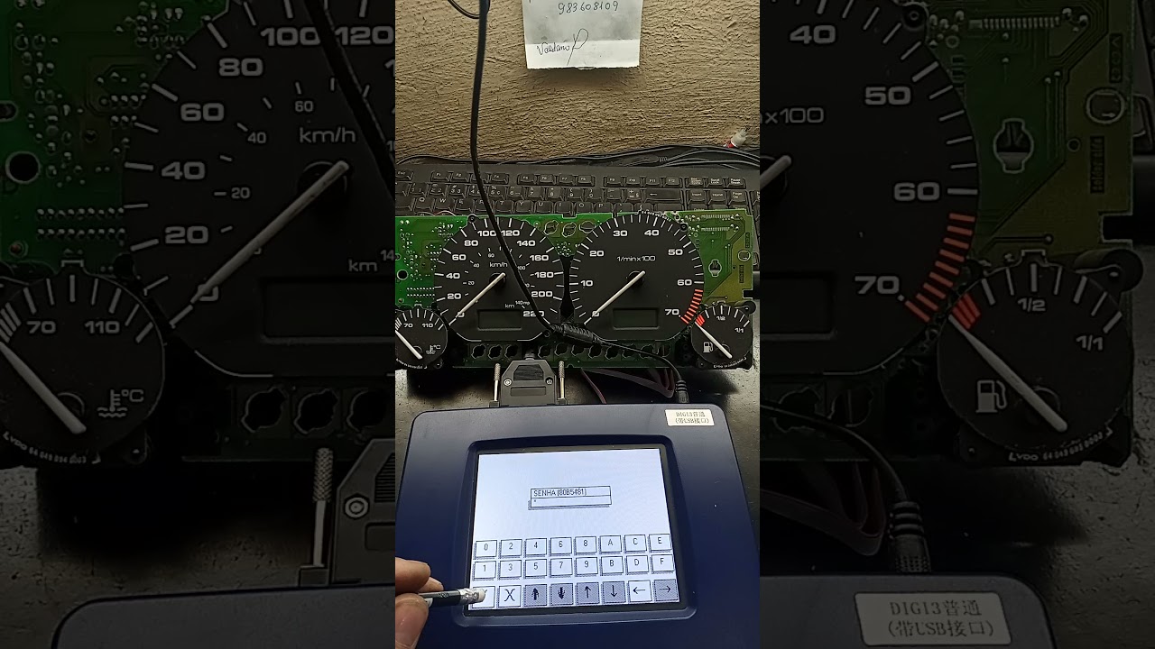 Reprogramação  do km com digiprog 3 Golf