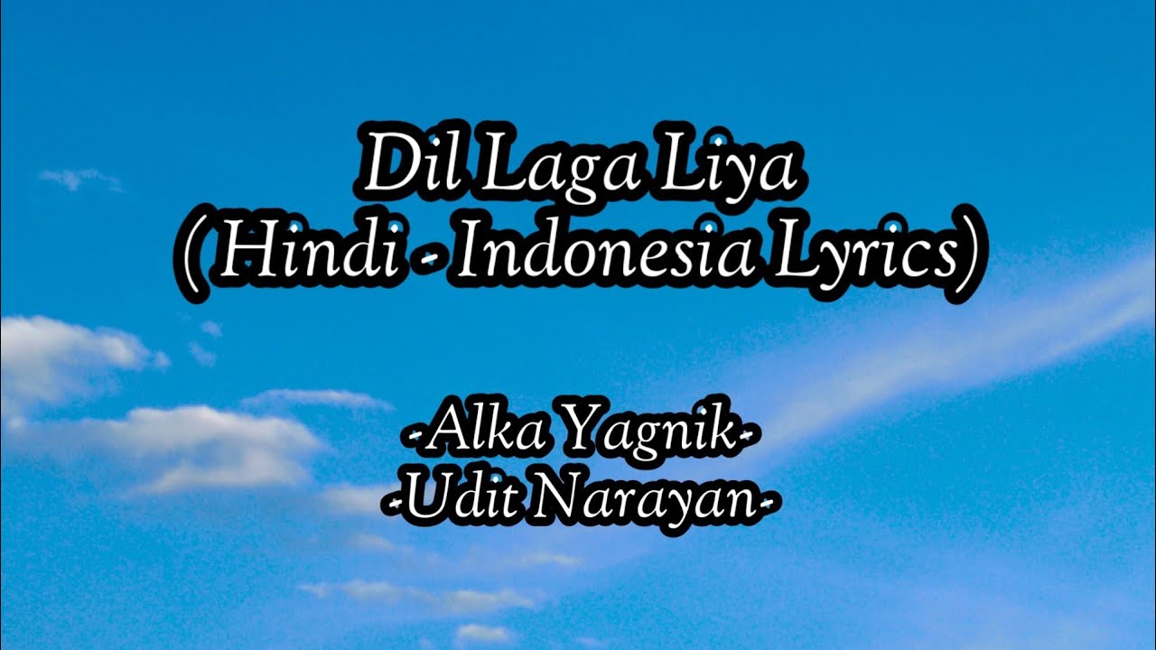 Dil Laga Liya | Dil Hai Tumhaara 2002 | Full Audio - Hindi Lyrics - Terjemahan Indonesia