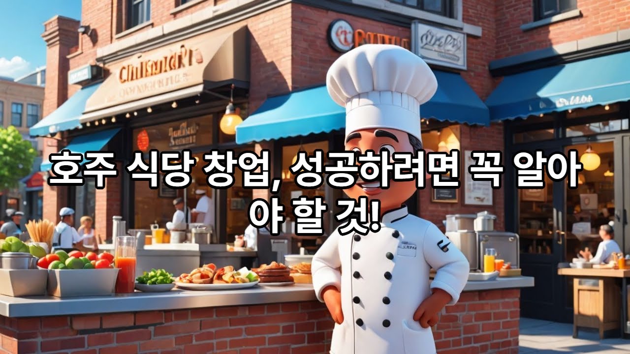 호주 외식업 창업, 첫 발 내딛는 방법! 복잡한 절차 쉽게 알려드니다